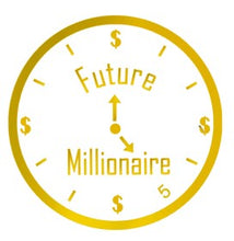 Load image into Gallery viewer, Future Millionaire Square Pillow - Motivational Home Decor