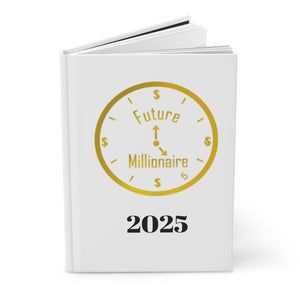 Future Millionaire Hardcover Journal - Motivational Notebook for Aspiring Entrepreneurs